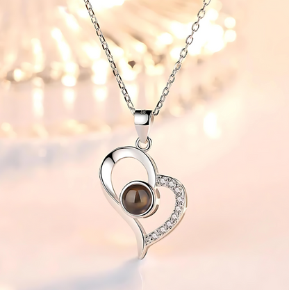 Heart Shaped Necklace with Gift Box